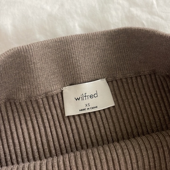 Sweater set , tan color. MIDI skirt and top - Picture 6 of 7